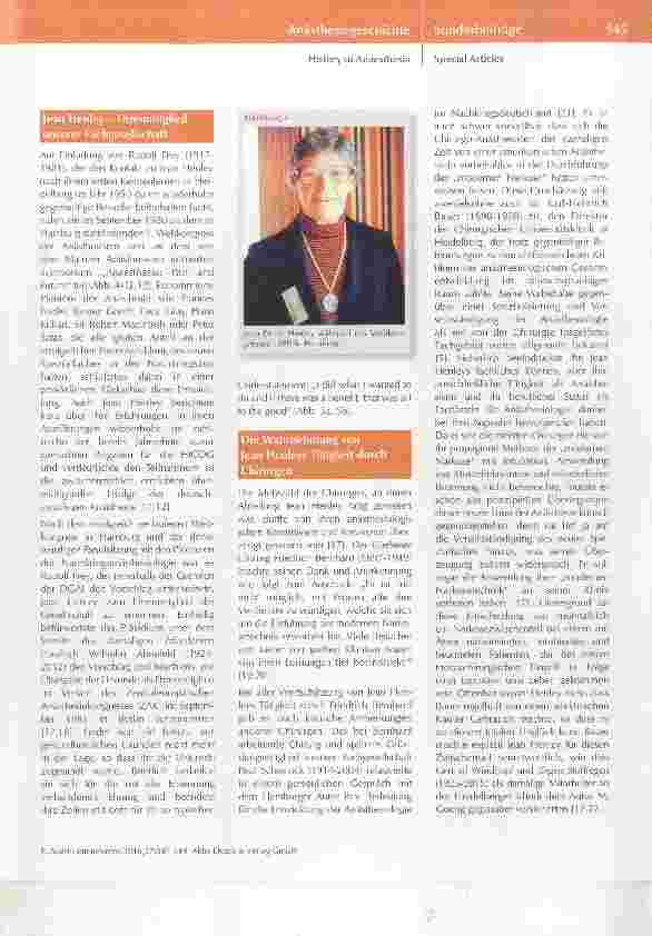 Vorschauseite 5: Jean Emily Henley - The lady behind the jean Henley Memorial Lecture