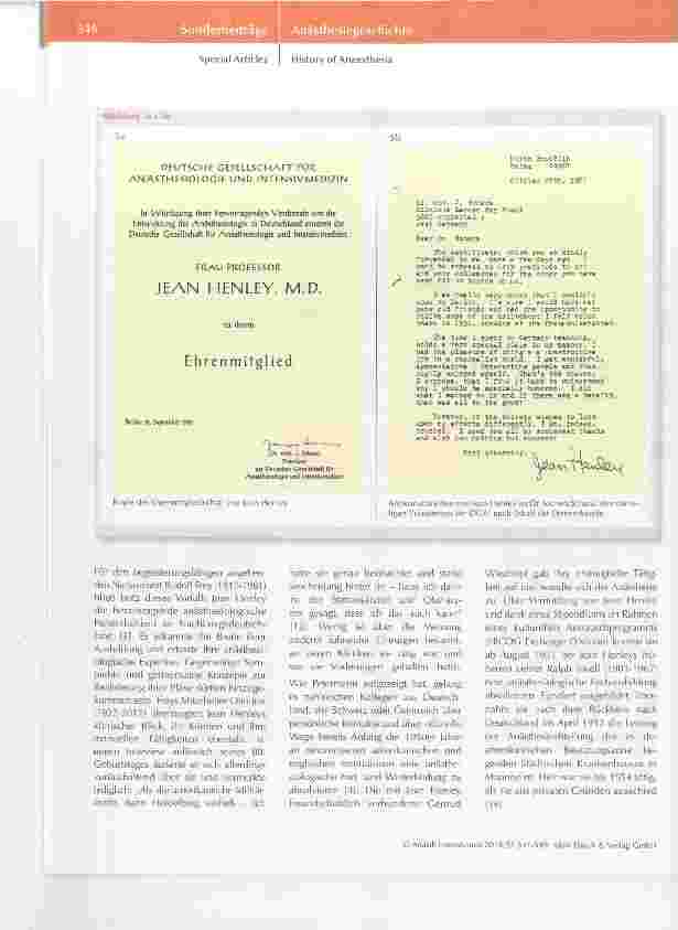 Vorschauseite 6: Jean Emily Henley - The lady behind the jean Henley Memorial Lecture