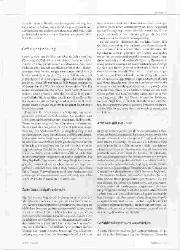 Vorschauseite 2: Gefühle und Emotionen in der Seelsorge