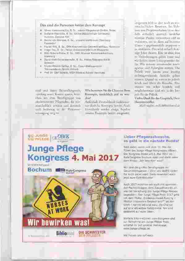 Vorschauseite 3: Wir setzen auf ein kompetenz orientiertes Caring-System