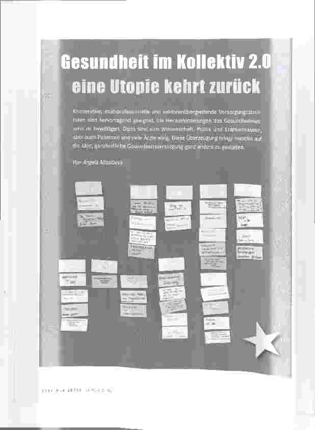 Vorschauseite 1: Gesundheit im Kollektiv 2.0 eine Utopie kehrt zurück