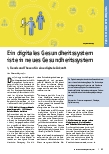 Vorschauseite 1: Ein digitales Gesundheitssystem ist ein neues Gesundheitssystem.