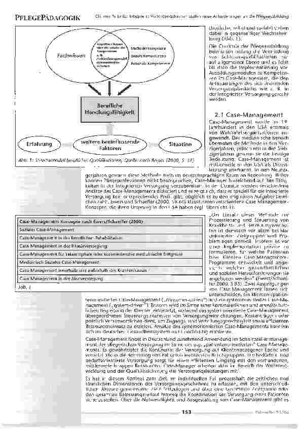 Vorschauseite 3: Integrierte Versorgungsformen stellen neue Anforderungen andie Pflegeausbildung