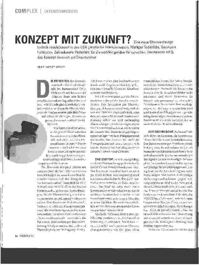 Vorschauseite 1: KONZEPT MIT ZUKUNFT?