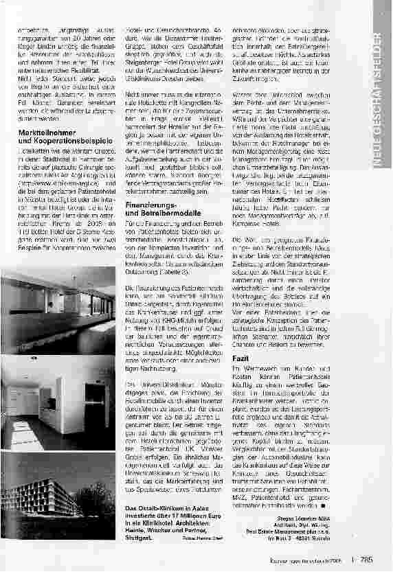 Vorschauseite 4: Bettenabbau mit Gewinn?