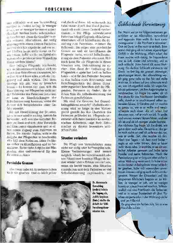 Vorschauseite 5: Keine Forschung ohne Ethik! 13. SBK-Forschungstagung