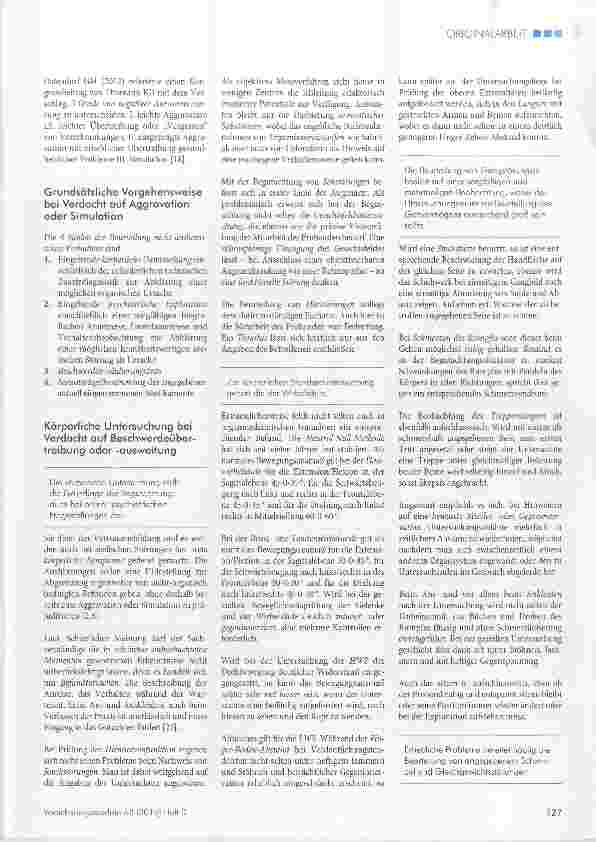 Vorschauseite 2: Aggravation und Simulation in der Begutachtung