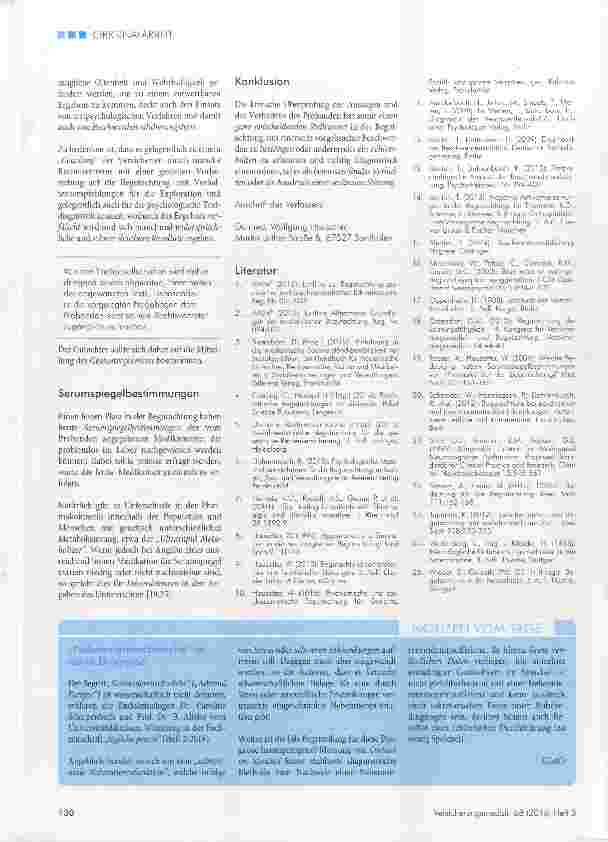 Vorschauseite 5: Aggravation und Simulation in der Begutachtung