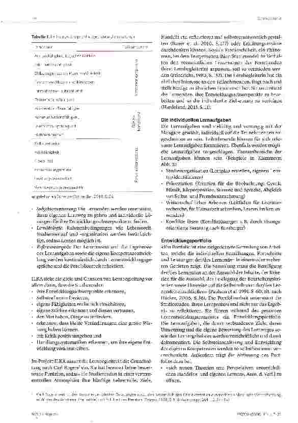 Vorschauseite 4: Beispiel des Praxisprojektes ILKA - Individuelle Lernbegleitung durch Kompetenz-Assessment