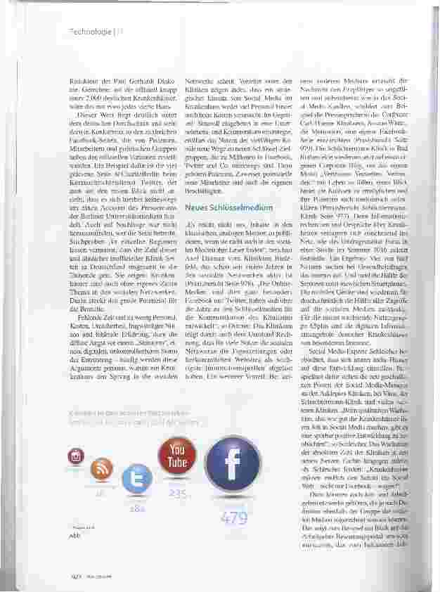 Vorschauseite 3: Social Media in Krankenhäusern Reichweite überzeugt