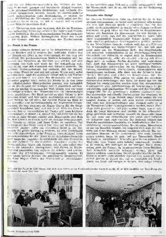 Vorschauseite 2: Allgemeine Schwesterntagung in der Evangelischen Akademie Bad Boll