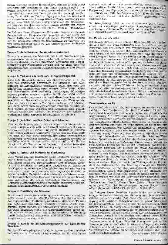 Vorschauseite 3: Allgemeine Schwesterntagung in der Evangelischen Akademie Bad Boll