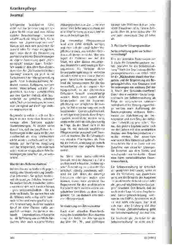 Vorschauseite 3: Auswirkungen des GSG auf die Krankenpflege