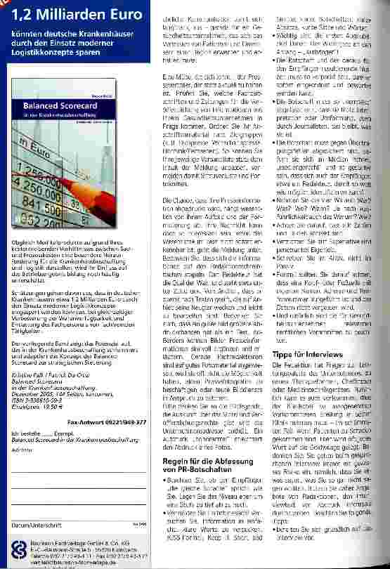 Vorschauseite 3: Profilieren im Wettbewerb