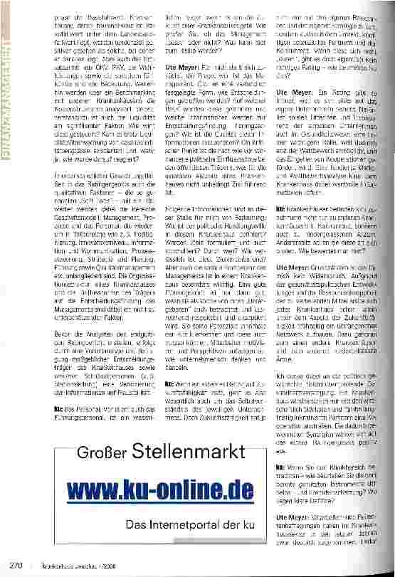 Vorschauseite 3: Erst das Rating, dann das Ranking