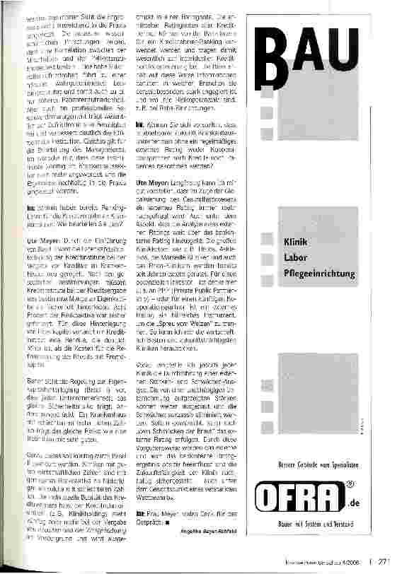 Vorschauseite 4: Erst das Rating, dann das Ranking