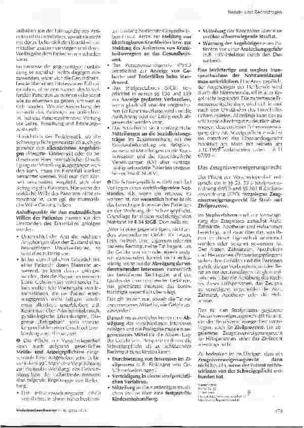 Vorschauseite 4: Die Schweigepflicht der Mitarbeiter im Gesundheitswesen ist das Fundament des Vertrauens der Patienten