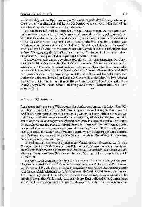 Vorschauseite 5: Lebenskunst (ars vivendi): Kunst des Krankseins (ars aegrotandi) und Kunstdes Sterbens (ars moriendi)