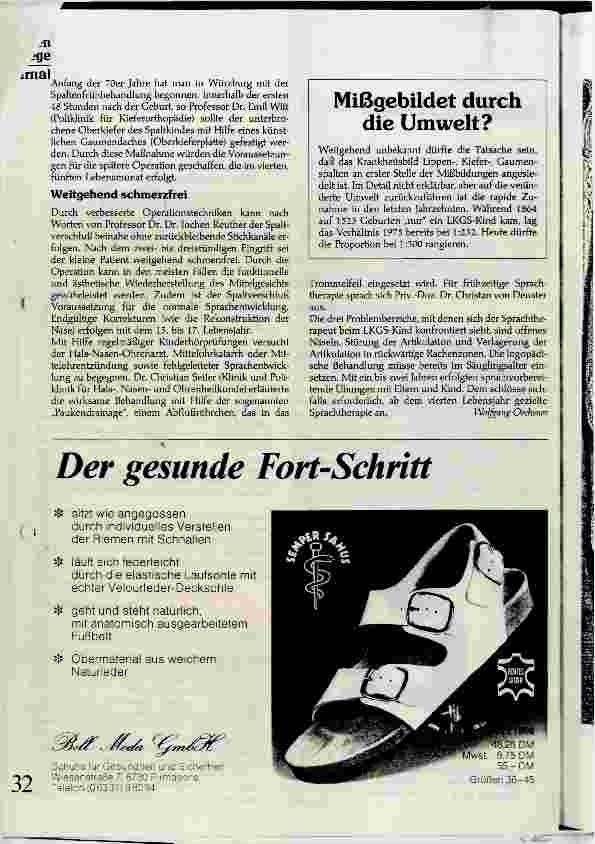 Vorschauseite 2: Die Behandlung des Spaltkindes