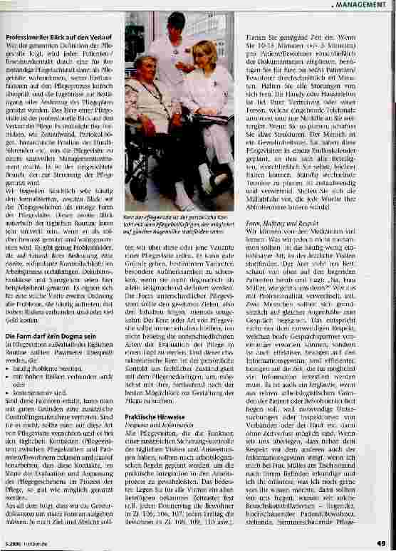 Vorschauseite 2: Die Durchführung von PflegevisitenTeil 1: Von der Verwirrung zum System