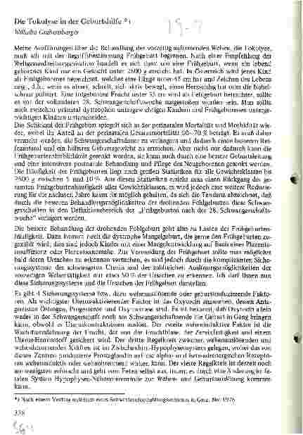 Vorschauseite 1: Die Tokolyse in der Geburtshilfe