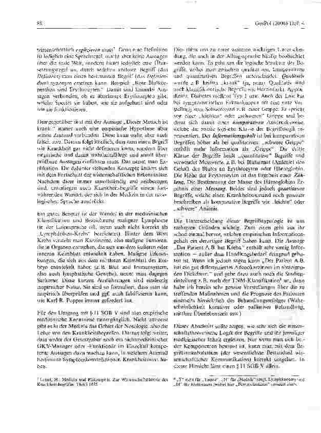 Vorschauseite 4: Die Versorgung des GKV-Versicherten mit Arzneimitteln Aspekte der Problematik willkürlicher Rationierung