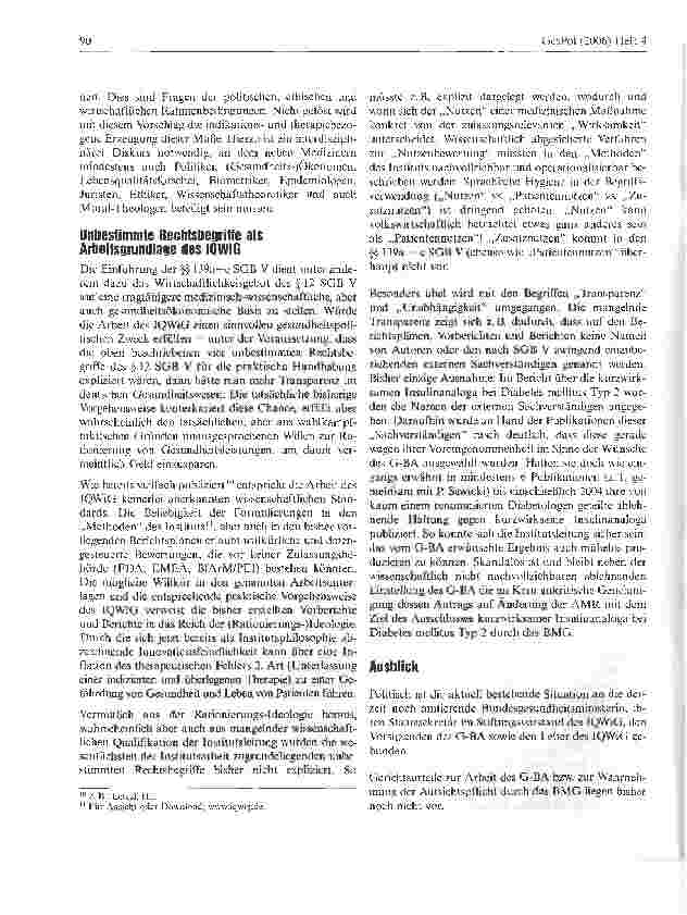 Vorschauseite 6: Die Versorgung des GKV-Versicherten mit Arzneimitteln Aspekte der Problematik willkürlicher Rationierung