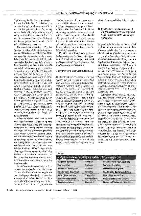 Vorschauseite 5: Seelsorge in der Palliativmedizin