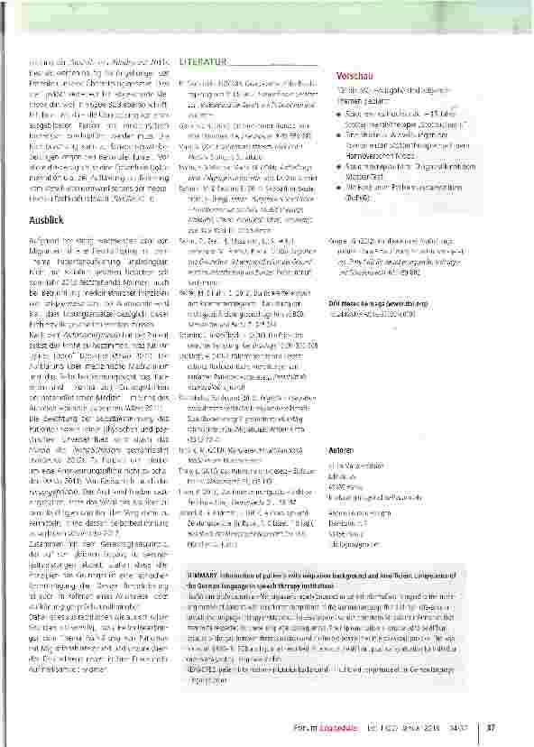 Vorschauseite 4: Die Aufklärung von Patienten mit Migrationshintergrund