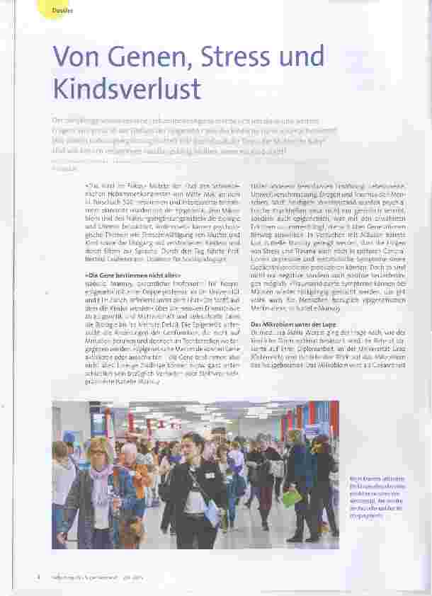 Vorschauseite 1: Von Genen, Stress und Kindsverlust
