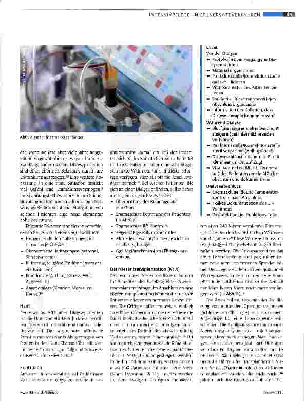 Vorschauseite 6: Unterstützung für die Niere