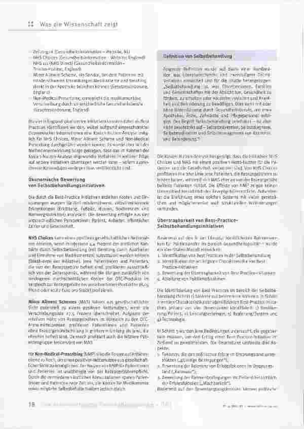 Vorschauseite 2: Selbst ist der Patient