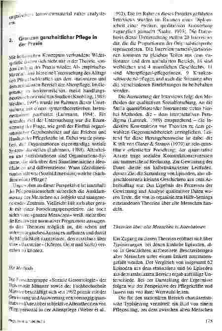 Vorschauseite 5: Die Grenzen des Ganzen Eine Kritik holistischer Ansätze in der Pflegewissenschaft