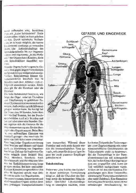 Vorschauseite 3: Der Mensch als Ersatzteillager? Organtransplantation (Teil 1)