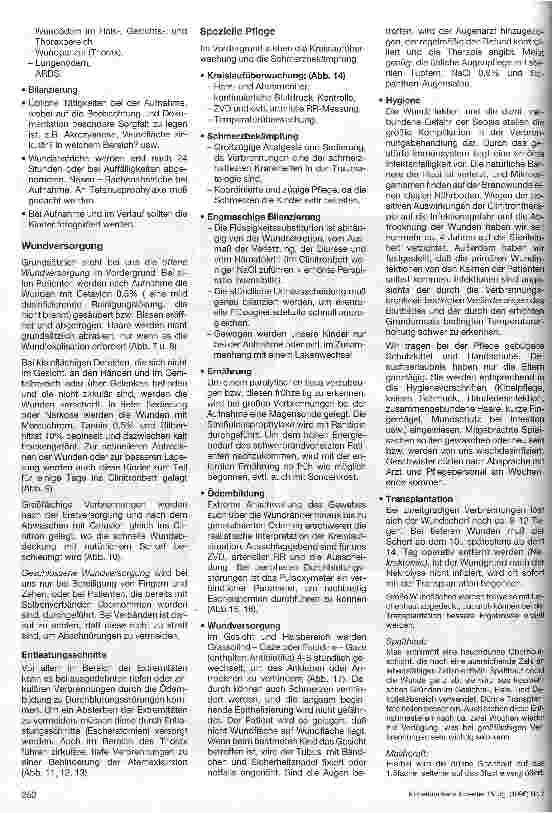 Vorschauseite 3: Pflege eines schwerverbrandverletzten Kindes