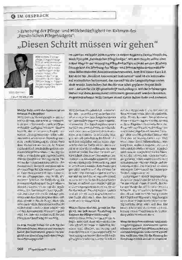 Vorschauseite 1: Diesen Schritt müssen wir gehen