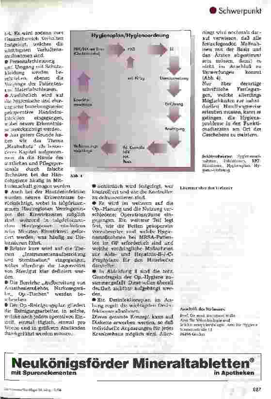 Vorschauseite 6: Praktische Hilfen für häufige Hygieneprobleme in Funktionsdiensten