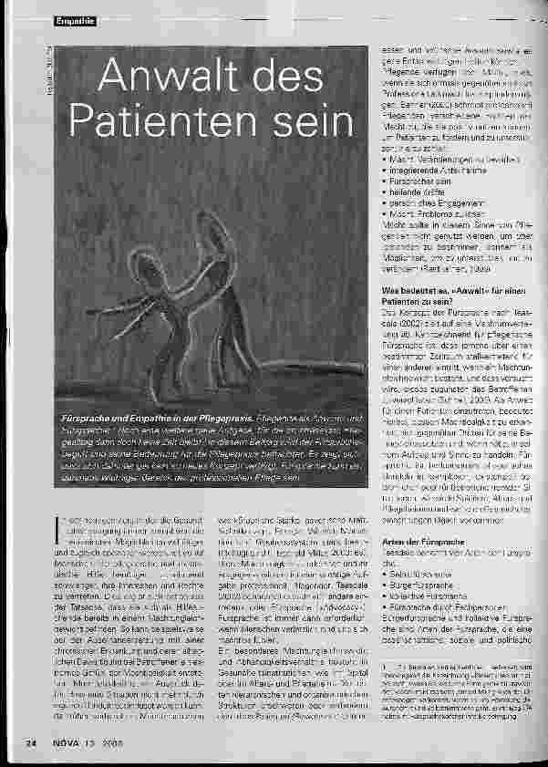 Vorschauseite 1: Anwalt des Patienten sein