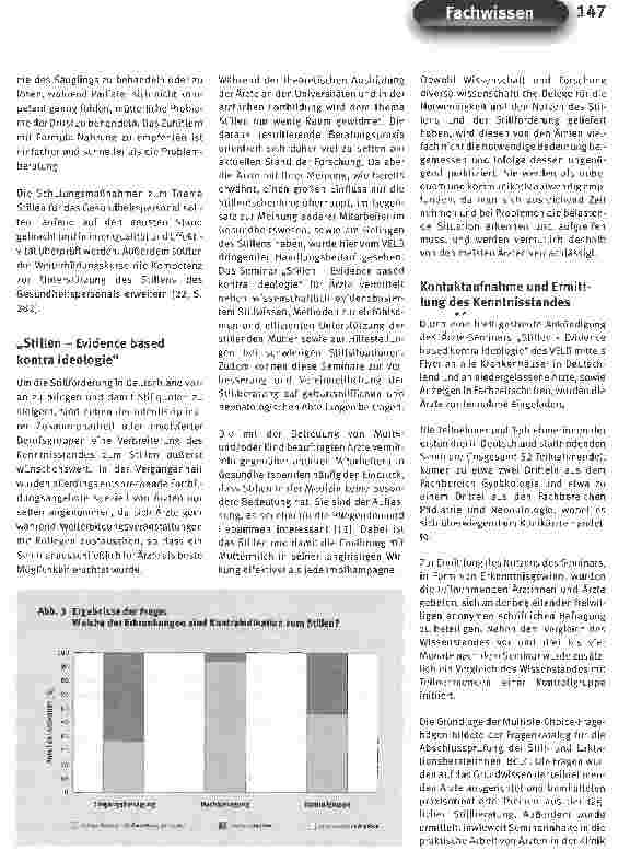 Vorschauseite 4: Die Notwendigkeit von Ärzte-Seminaren zum Thema Stillen