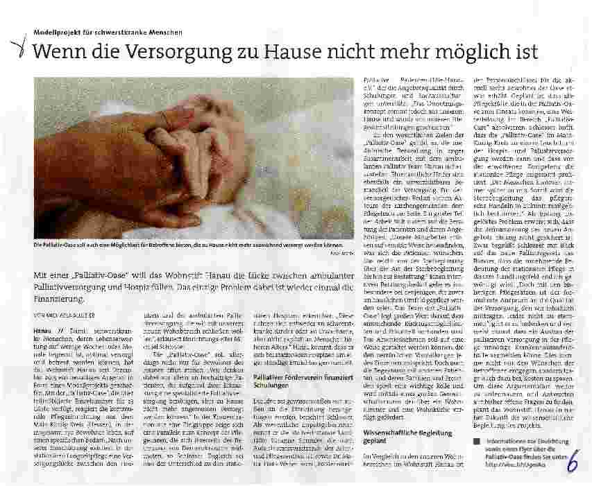 Vorschauseite 1: Wenn die Versorgung zu Hause nicht mehr möglich ist