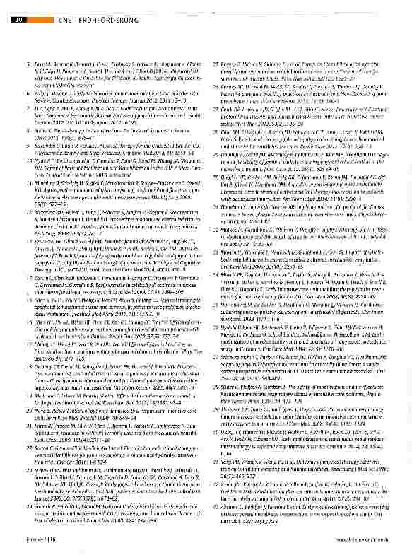 Vorschauseite 5: Machbarkeit und Grenzen der Frühmobilisierung