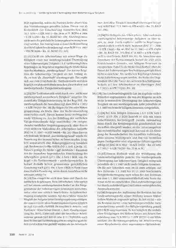 Vorschauseite 4: Vorübergehende Übertragung einer höherwertigen Tätigkeit