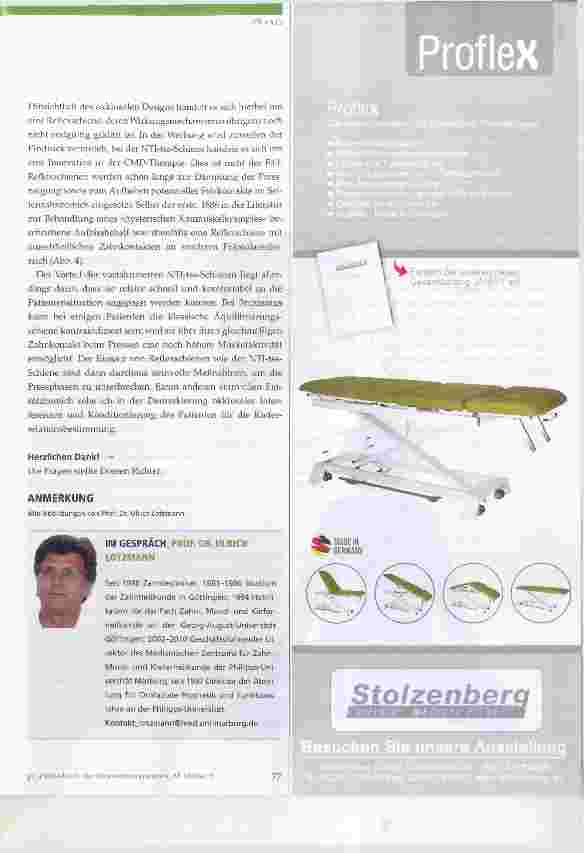 Vorschauseite 3: Schienentherapie bei CMD