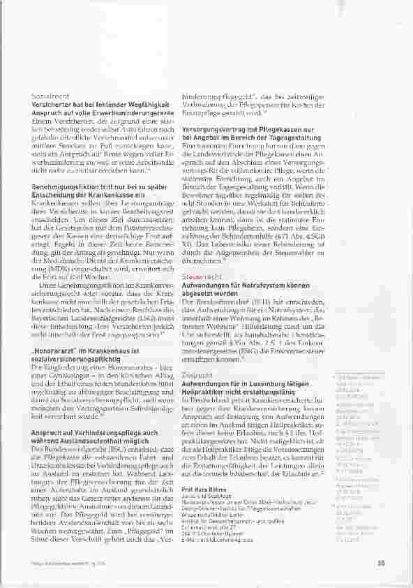 Vorschauseite 3: Neues aus der Rechtsprechung