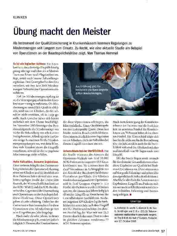 Vorschauseite 1: Übung macht den Meister
