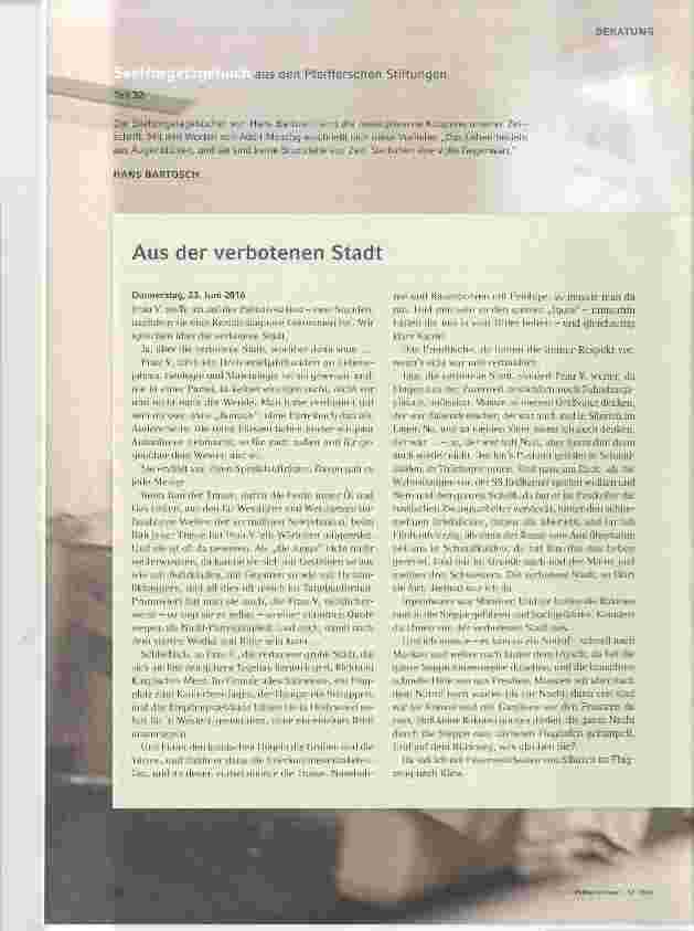 Vorschauseite 1: Aus der verbotenen Stadt