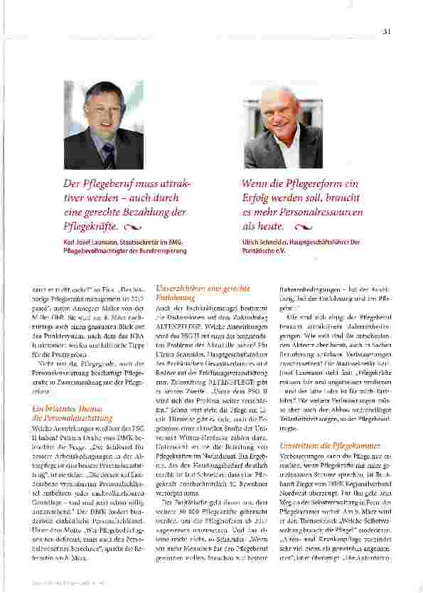 Vorschauseite 2: Was die Pflege braucht