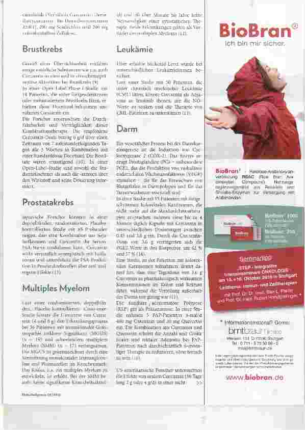 Vorschauseite 2: Curcumin in der Onkologie
