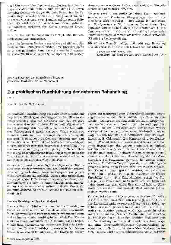 Vorschauseite 4: Pflegebericht aus der neurochirurgischen Abteilung