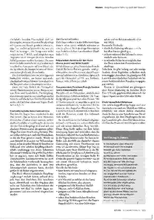 Vorschauseite 2: Pearl, Pille, Pessar